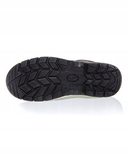 Buty półbuty robocze ochronne skórzane BLACK S1P z metalowym noskiem BHP