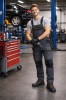 Buty półbuty robocze ochronne skórzane BLACK S1P z metalowym noskiem BHP