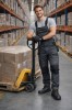 Buty półbuty robocze ochronne skórzane BLACK S1P z metalowym noskiem BHP