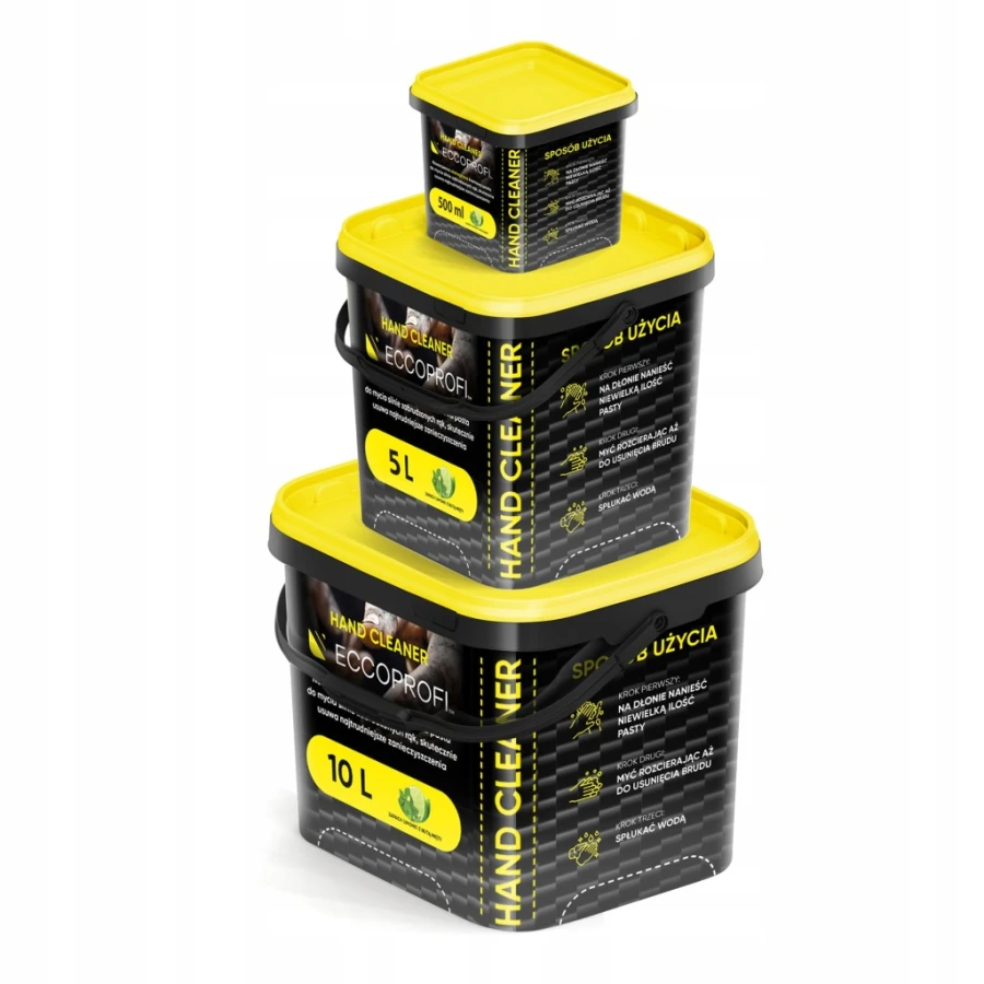 Pasta bhp do mycia silnie zabrudzonych rąk Limonka Mięta HandCleaner 500 ml