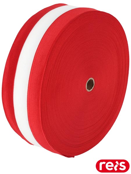 Taśma ogrodzeniowa materiałowa dwustronna ostrzegawcza TEXTILETAPE CW 100m