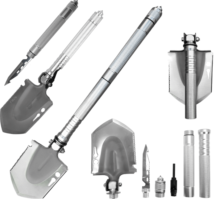 Saperka składana, wojskowa nóż, wielofunkcyjna, outdorowa 12W1 TG TG-SHOVEL-MT010