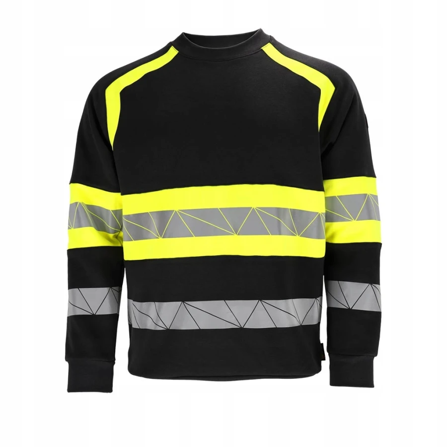 Bluza męska ochronna z dowolnym nadrukiem odblaski BAWEŁNA 80% Rautex-s