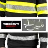 Bluza męska ochronna z dowolnym nadrukiem odblaski BAWEŁNA 80% Rautex-s