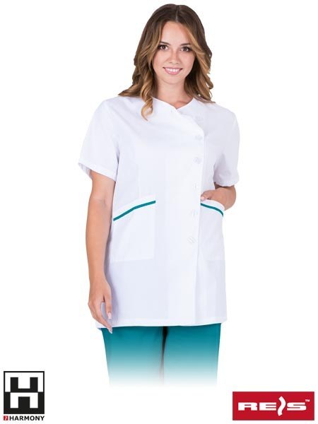Bluza koszula damska medyczna kosmetyczna krótki rękaw NONA-J WZTL