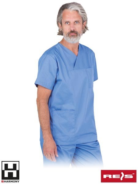 Bluza medyczna koszula lekarska męska z krótkim rękawem PRESTO-J JN