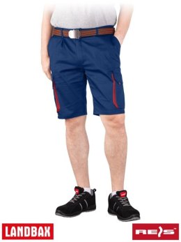 Elastyczne spodnie męskie krótkie spodenki robocze LAND-TS NC