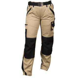 SPODNIE DAMSKIE ROBOCZE 97% bawełna CORDURA LH-SAND-T BEB