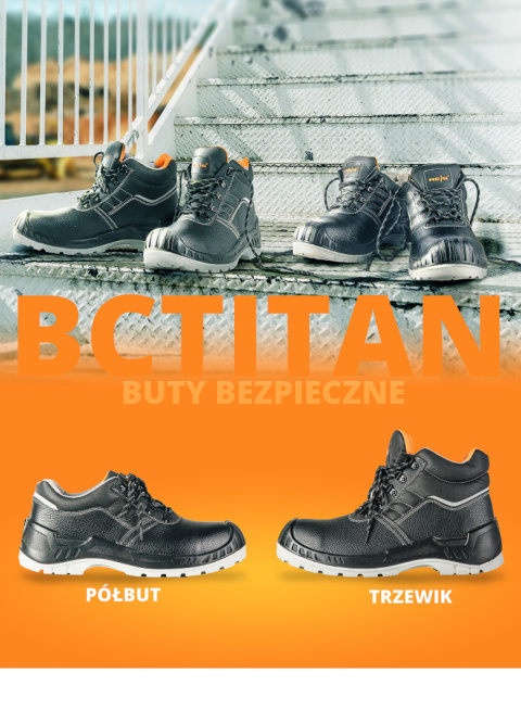 Buty robocze półbuty z podnoskiem z KOMPOZYTU BCTITAN_P BP S3 SRC