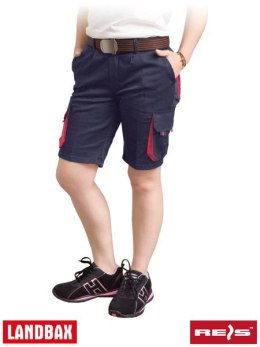 Elastyczne spodnie damskie krótkie spodenki robocze FRAULAND-TS GC