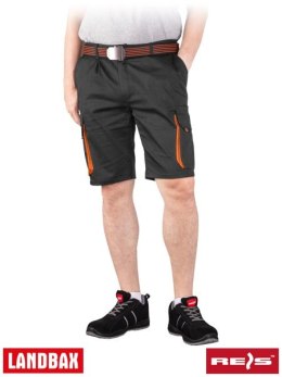 Elastyczne spodnie męskie krótkie spodenki robocze LAND-TS BP