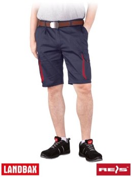 Elastyczne spodnie męskie krótkie spodenki robocze LAND-TS GC