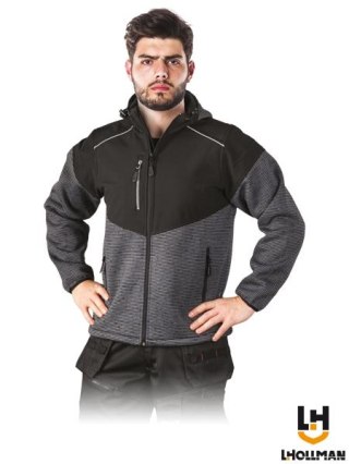 Bluza kurtka przejściowa męska ochronna softshell kaptur LH-HERRING BS