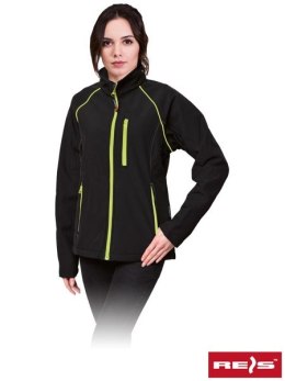 KURTKA WIOSENNA DAMSKA SOFTSHELL rozpinana bez kaptura SHELLADY-J