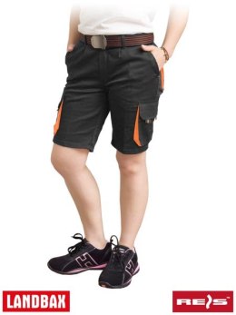 Elastyczne spodnie damskie krótkie spodenki robocze FRAULAND-TS BP