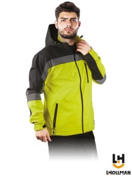 KURTKA MESKA przejsciowa odblaskowa rozpinana SOFTSHELL LH-PIROL