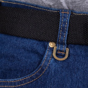 Wytrzymałe elastyczne spodnie robocze bawełna odblaski JEANS303-T B