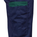 Spodnie robocze męskie monterskie ochronne do pasa 9 kieszeni SPF GS