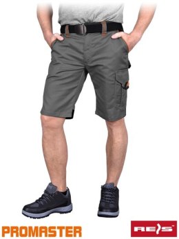 Spodnie robocze męskie krótkie spodenki ochronne odblaski PROX-TS SBP
