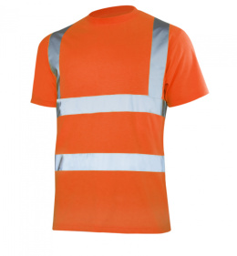 Przewiewna koszulka robocza ostrzegawcza t-shirt odblask T-REF ORANGE