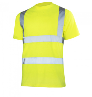 Przewiewna koszulka robocza ostrzegawcza t-shirt odblask T-REF YELLOW