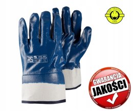 Rękawiczki z mankietem, nitrylowe ciężkie,XL 1para