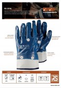 Rękawiczki z mankietem, nitrylowe ciężkie,XL 1para