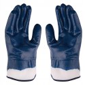 Rękawiczki z mankietem, nitrylowe ciężkie, XL 6par
