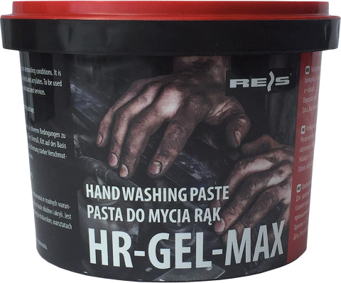 Pasta żel do usuwania mocnych zabrudzeń NIE DRAŻNIĄCA SKÓRY HR-GEL-MAX 450g Pasta żel do usuwania mocnych zabrudzeń NIE DRAŻNIĄCA SKÓRY HR-GEL-MAX 450g