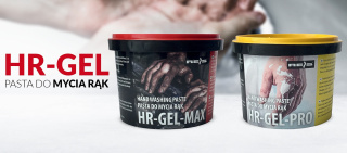 Pasta żel do usuwania mocnych zabrudzeń NIE DRAŻNIĄCA SKÓRY HR-GEL-MAX 450g