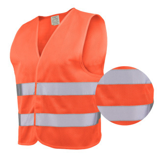 Kamizelka odblaskowa SIATECZKOWA VEST2 MESH Orange Ostrzegawcza kat. I