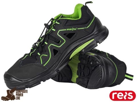 Buty robocze Letnie typu Sandał przewiewne Lekkie z Podnoskiem S1P
