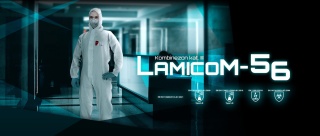 KOMBINEZON jednorazowy NOWOŚĆ malarski lakierniczy LAMICOM-56 W typ 5-B/6-B