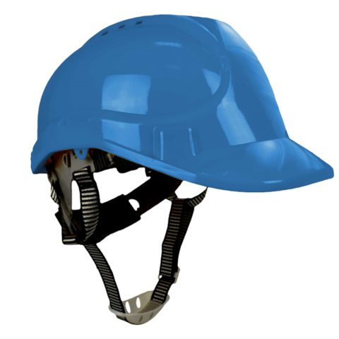 Kask ochronny HEŁM ROBOCZY 4 punktowe mocowanie paska WALTER VENT niebieski Kask ochronny HEŁM ROBOCZY 4 punktowe mocowanie paska WALTER VENT niebieski