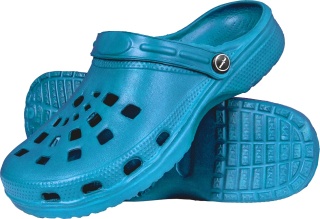 KROKSY KLAPKI ogrodowe chodaki lekkie codzienne buty EVA BCDOTS JN
