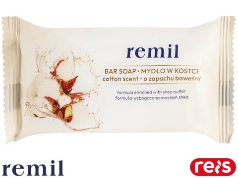 MYDŁO W KOSTCE z masłęm shea uniwersalne REMIL-S_BAWEŁNA - 90 g REIS