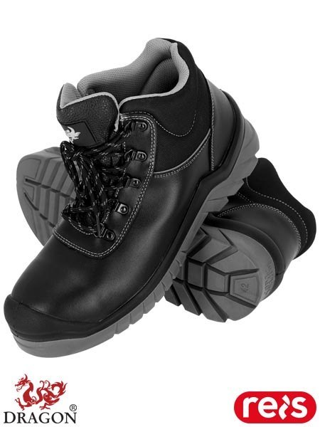 Buty robocze ze skóry bawolej za kostkę bezpieczne trzewiki S1 BOLD-T