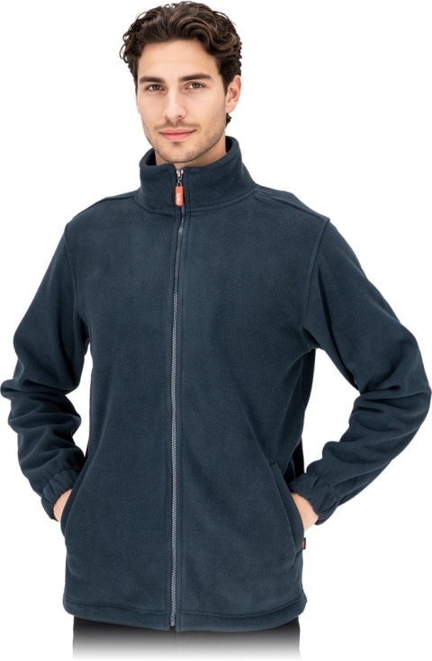 POLAR męski damski GRUBY CIEPŁY roboczy BLUZA polarowa GRAFIT SMOF