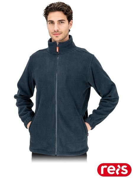 POLAR męski damski GRUBY CIEPŁY roboczy BLUZA polarowa GRAFIT SMOF