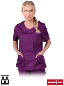 ﻿Bluza koszula damska medyczna kosmetyczna krótki rękaw OSSIA-J